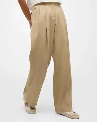 Golden Goose Pleated Wide-Leg Wool Pants | Thumbnail 7 Golden Goose Pleated Wide-Leg Wool Pants | Thumbnail 7