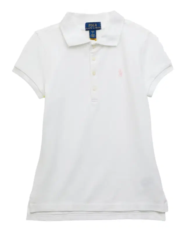 Polo Ralph Lauren Girl 's Short-Sleeve Logo Embroidery Polo Shirt