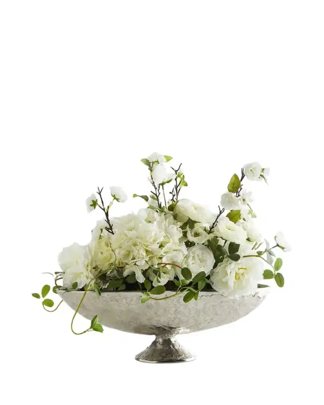 John-Richard Collection Silver Moonlight Faux-Floral Arrangement