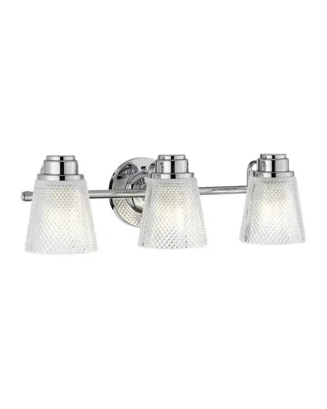 Lucas + McKearn Hudson 3-Light Bath Light - 21.5"