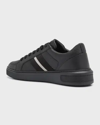 Bally Men's Moony Lizard-Embossed Leather Low-Top Sneakers | Thumbnail 4