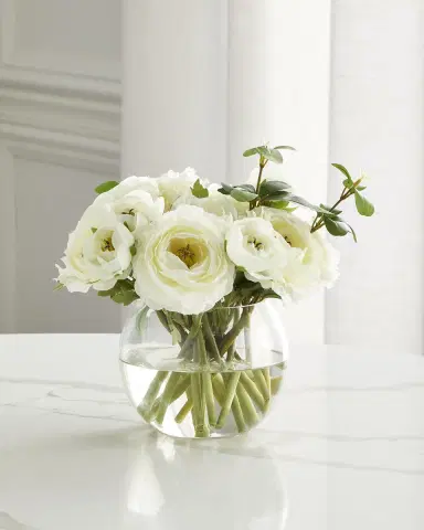 John-Richard Collection Beauty Ranunculus Faux-Floral Arrangement | Thumbnail 1