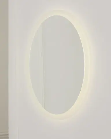Ellington Oval LED Mirror with Defogger and Dimmer, 3000K/4000K/5000K, 30" x 24" | Thumbnail 3 Ellington Oval LED Mirror with Defogger and Dimmer, 3000K/4000K/5000K, 30" x 24" | Thumbnail 3