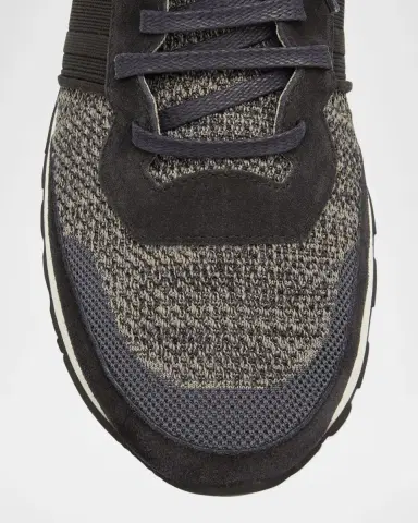 Brioni Men's Knit Runner Sneakers | Thumbnail 5