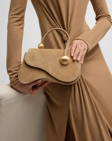 Cult Gaia Kazia Beaded Suede Top-Handle Bag | Thumbnail 4 Cult Gaia Kazia Beaded Suede Top-Handle Bag | Thumbnail 4