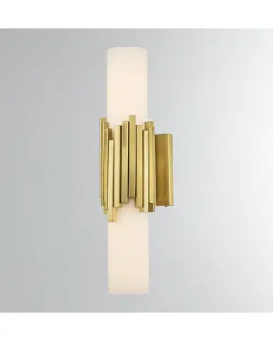 Lucas + McKearn Marvel 2-Light Bath Light, Aged Brass | Thumbnail 2