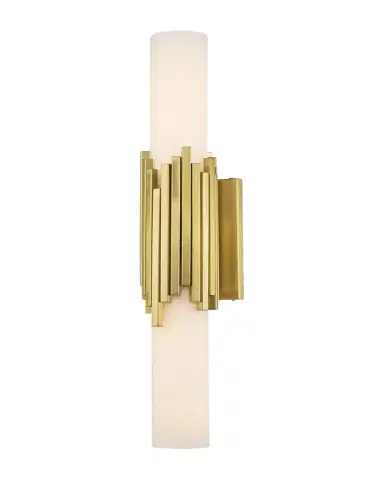 Lucas + McKearn Marvel 2-Light Bath Light, Aged Brass | Thumbnail 1
