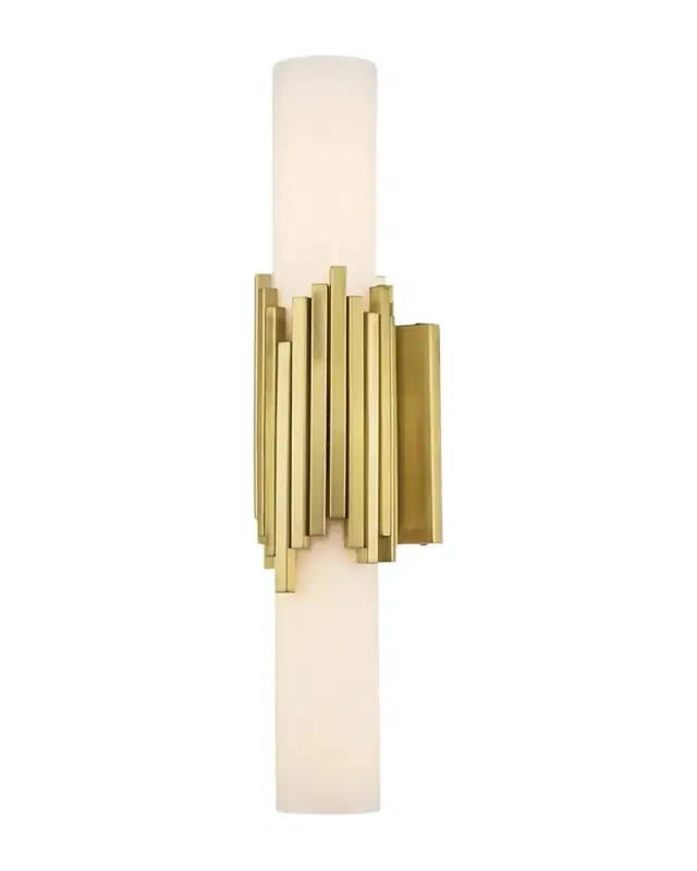 Lucas McKearn Marvel 2-Light Bath Light, Aged Brass