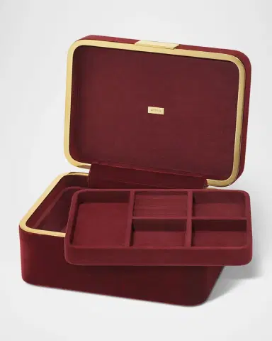AERIN Beauvais Velvet Jewelry Box | Thumbnail 3