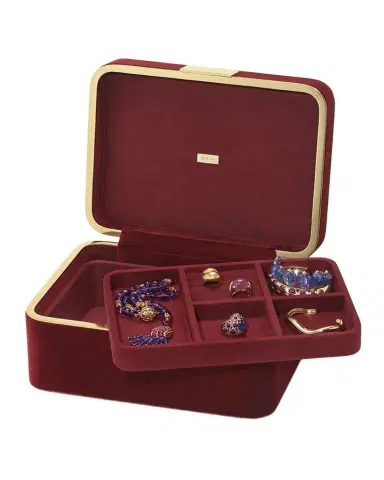 AERIN Beauvais Velvet Jewelry Box | Thumbnail 1