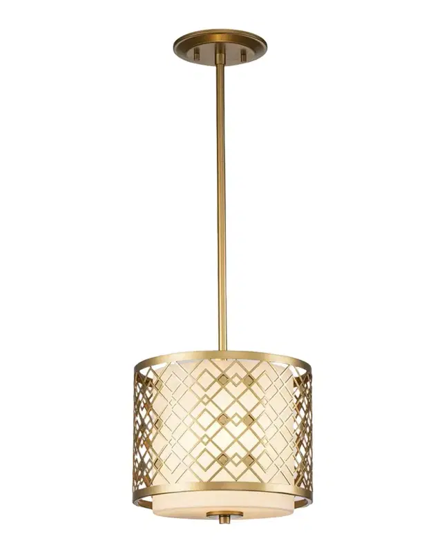 Lucas + McKearn Ziggy Mini Pendant Light in Lacquered Gold
