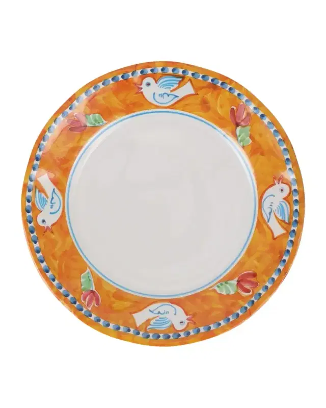 Vietri Melamine Campagna Uccello Dinner Plate