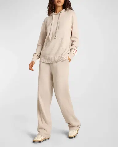 Golden Goose Golden Cashmere-Wool Knit Wide-Leg Jogging Pants | Thumbnail 2 Golden Goose Golden Cashmere-Wool Knit Wide-Leg Jogging Pants | Thumbnail 2