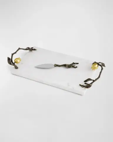 Michael Aram Pomegranate Cheeseboard With Spreader | Thumbnail 3 Michael Aram Pomegranate Cheeseboard With Spreader | Thumbnail 3