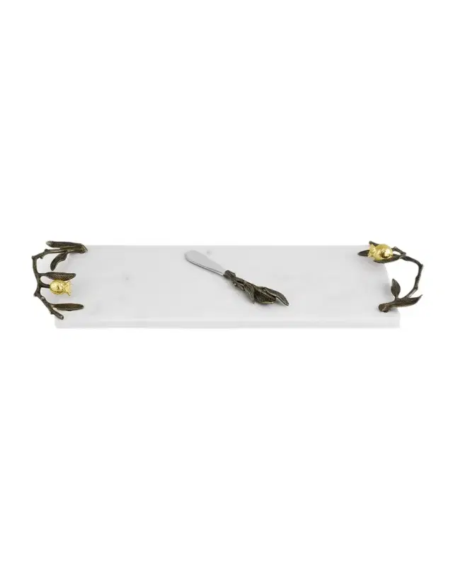 Michael Aram Pomegranate Small Cheese Board with Knife