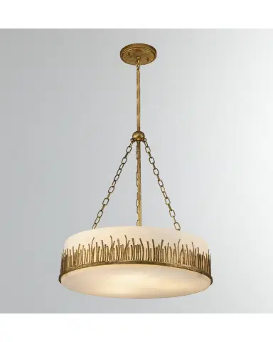 Lucas + McKearn Sawgrass Large Pendant Light, Gold Leaf | Thumbnail 2