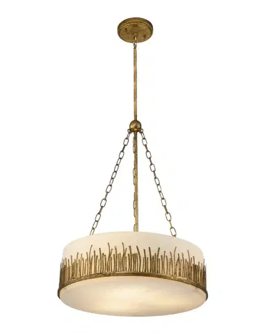 Lucas + McKearn Sawgrass Large Pendant Light, Gold Leaf | Thumbnail 1