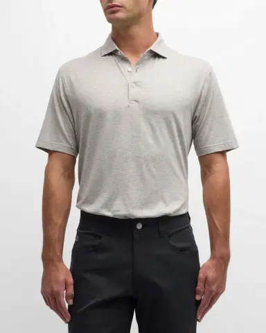 Peter Millar Men's Excursionist Flex Polo Shirt | Thumbnail 3