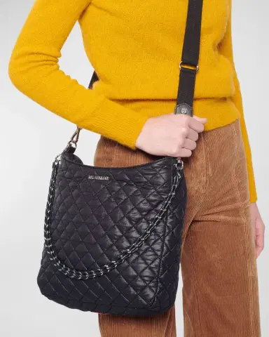MZ Wallace Crosby Quilted Hobo Shoulder Bag | Thumbnail 4