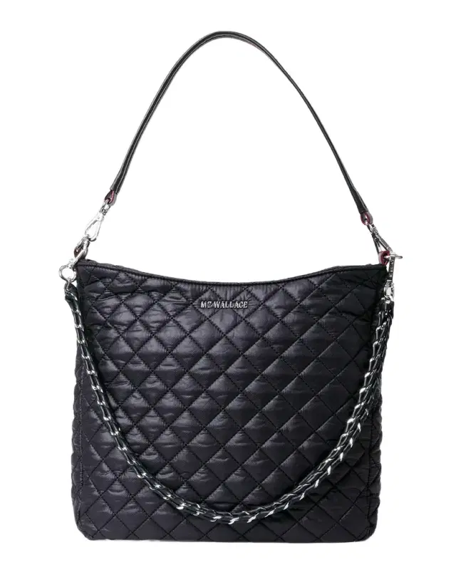 Crosby Quilted Hobo Shoulder Bag