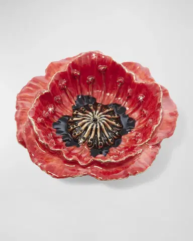 Jay Strongwater Poppy Trinket Tray | Thumbnail 2 Jay Strongwater Poppy Trinket Tray | Thumbnail 2