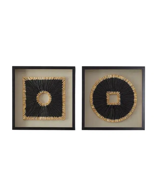 Neiman Marcus Texture Framed Wall Decor