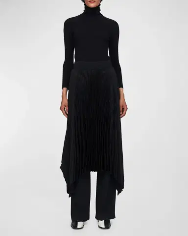 Joseph Ade Pleated Handkerchief Midi Skirt | Thumbnail 2 Joseph Ade Pleated Handkerchief Midi Skirt | Thumbnail 2