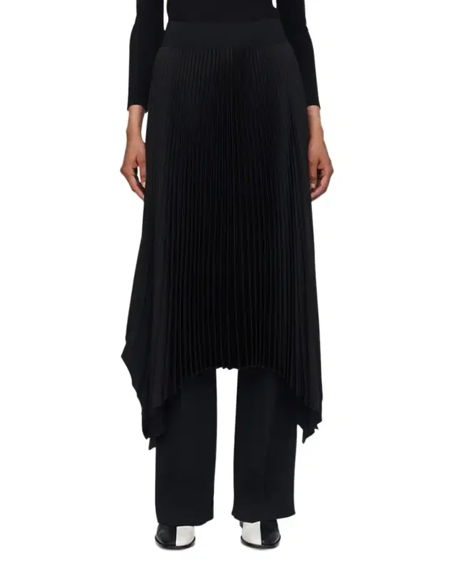 Ade Pleated Handkerchief Midi Skirt