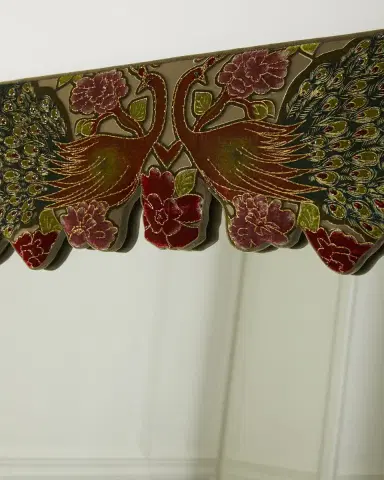Haute House Peacock Floor Mirror, Sage | Thumbnail 2 Haute House Peacock Floor Mirror, Sage | Thumbnail 2