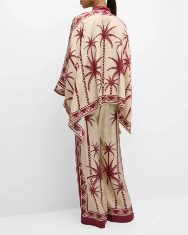 La DoubleJ Placed-Print Wide-Leg Silk Palazzo Pants | Thumbnail 7 La DoubleJ Placed-Print Wide-Leg Silk Palazzo Pants | Thumbnail 7