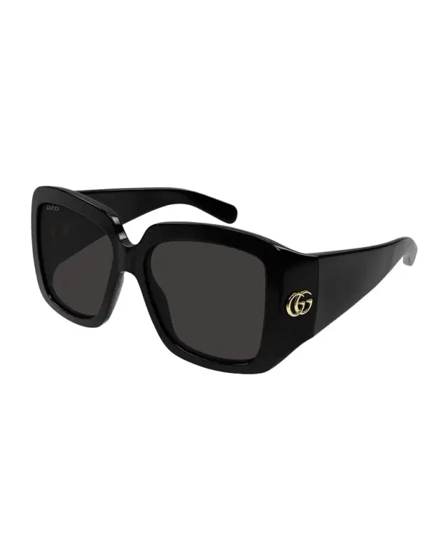 GG Plastic Rectangle Sunglasses