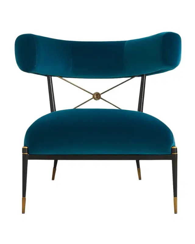 Jonathan Adler Rider Klismos Lounge Chair