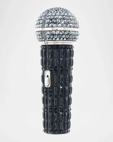 Judith Leiber Couture Microphone Crystal Clutch Bag with Chain Strap | Thumbnail 6 Judith Leiber Couture Microphone Crystal Clutch Bag with Chain Strap | Thumbnail 6