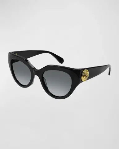 Gucci GG Emblem Acetate Cat-Eye Sunglasses | Thumbnail 3