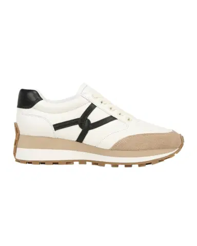 Veronica Beard Valentina Mixed Leather Retro Sneakers | Thumbnail 1