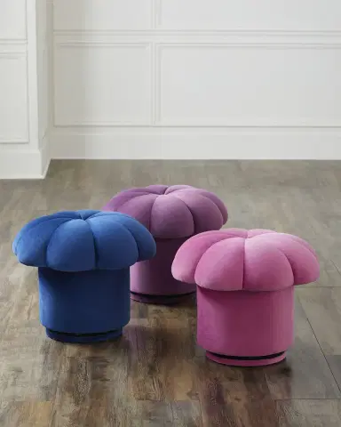 Haute House Mushroom Swivel Ottoman | Thumbnail 4 Haute House Mushroom Swivel Ottoman | Thumbnail 4
