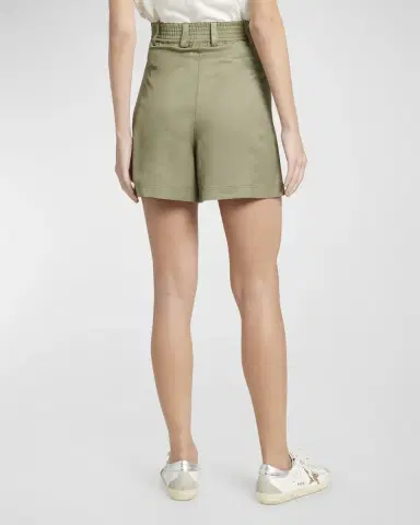 Golden Goose Journey Leilah Pleated Viscose-Twill Shorts | Thumbnail 6 Golden Goose Journey Leilah Pleated Viscose-Twill Shorts | Thumbnail 6