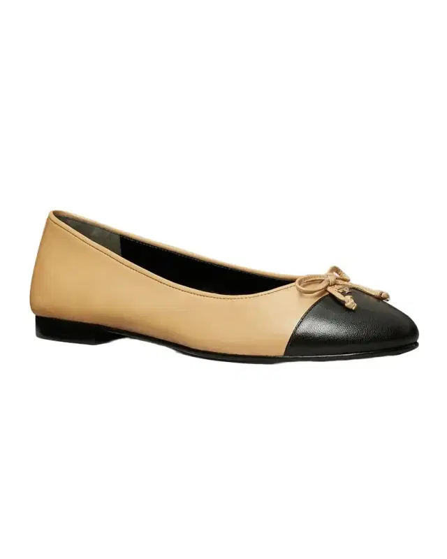 Bicolor Cap-Toe Ballerina Flats Bicolor Cap-Toe Ballerina Flats