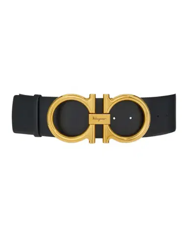 Ferragamo Double Gancini Leather Belt | Thumbnail 1