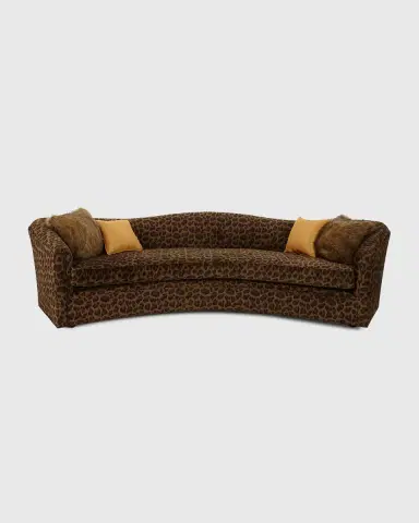 Haute House Kylee Leopard-Print Sofa | Thumbnail 2