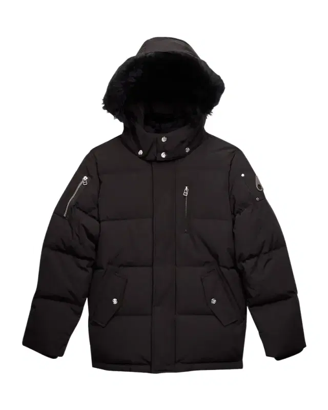 Moose Knuckles Kid's Puffer Shearling Coat, Size XS-XL