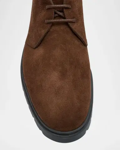 Tod's Men's Polacco Ibrido Estivo Suede Chukka Boots | Thumbnail 6