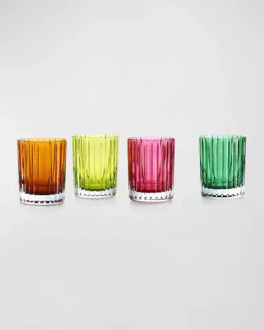 Baccarat Harmonie Colored Double Old-Fashioned Tumblers, Set of 4 | Thumbnail 3