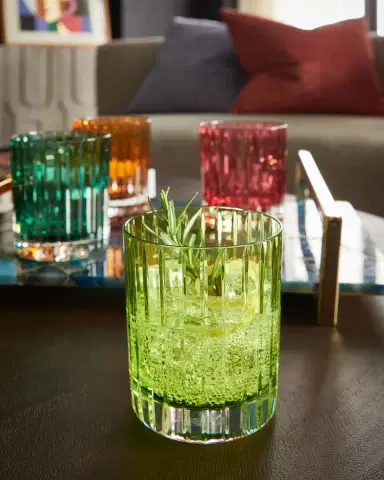 Baccarat Harmonie Colored Double Old-Fashioned Tumblers, Set of 4 | Thumbnail 4
