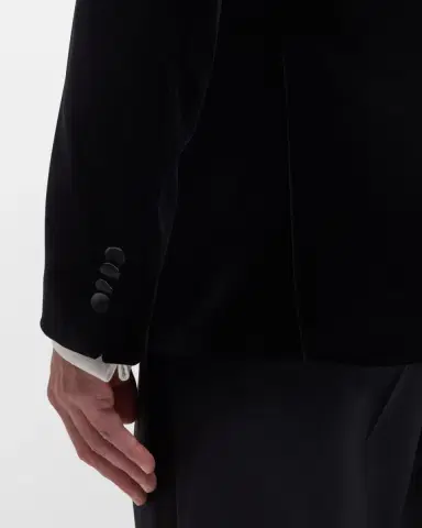 BOSS Men's Velvet Peak-Lapel Dinner Jacket | Thumbnail 8 BOSS Men's Velvet Peak-Lapel Dinner Jacket | Thumbnail 8