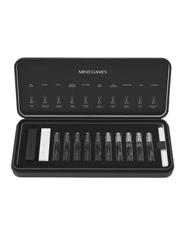 MIND GAMES Soulmate Collection Leather Discovery Set, 10 x 0.25 oz.
