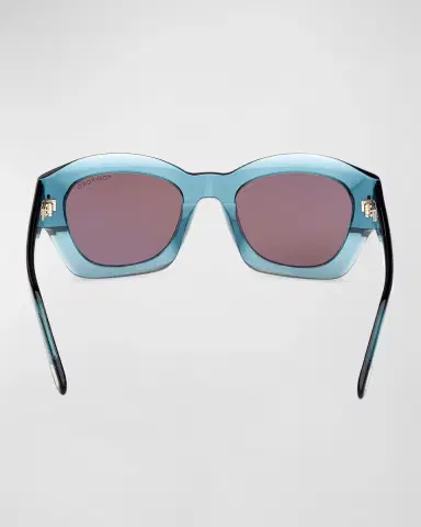TOM FORD Guilliana Acetate Geometric Sunglasses | Thumbnail 4 TOM FORD Guilliana Acetate Geometric Sunglasses | Thumbnail 4