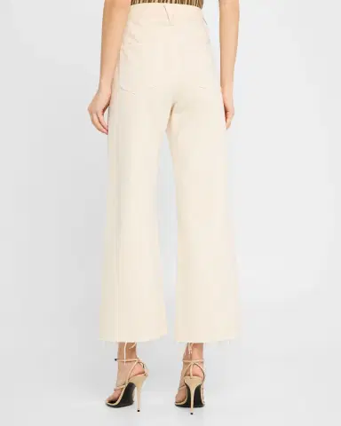 Veronica Beard Taylor Cropped High-Rise Wide Jeans | Thumbnail 3