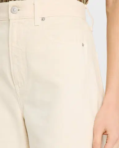 Veronica Beard Taylor Cropped High-Rise Wide Jeans | Thumbnail 5