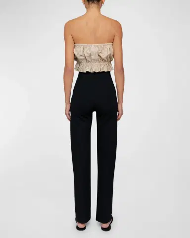 LESET Rio II High-Waist Straight-Leg Pants | Thumbnail 3